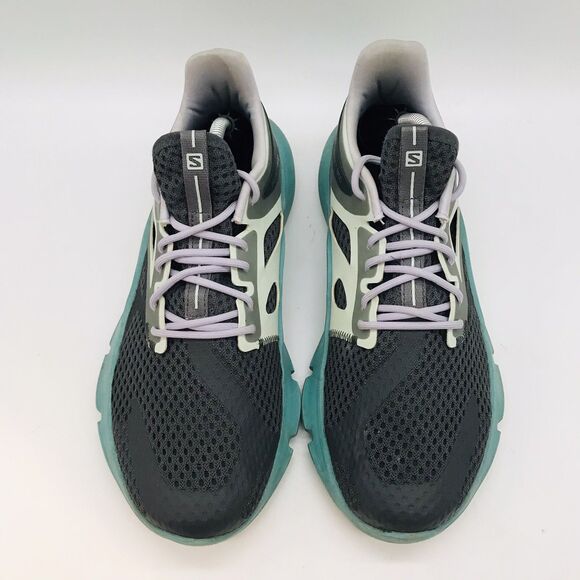 Salomon Predict MOD Shoe 413122 Womens 8 Gray Mint Teal Gorpcore Lace Up Sneaker - Picture 5 of 11